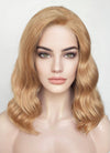 Golden Blonde Wavy Lace Front Synthetic Wig LF1266
