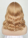 Golden Blonde Wavy Lace Front Synthetic Wig LF1266