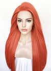 Invincible Atom Eve Ginger Straight Yaki Lace Front Synthetic Wig LN6028A