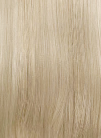Pastel Ash Blonde Straight Yaki Lace Front Synthetic Hair Wig LN6031
