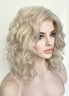 Pastel Ash Blonde Wavy Lace Front Synthetic Wig LW4017