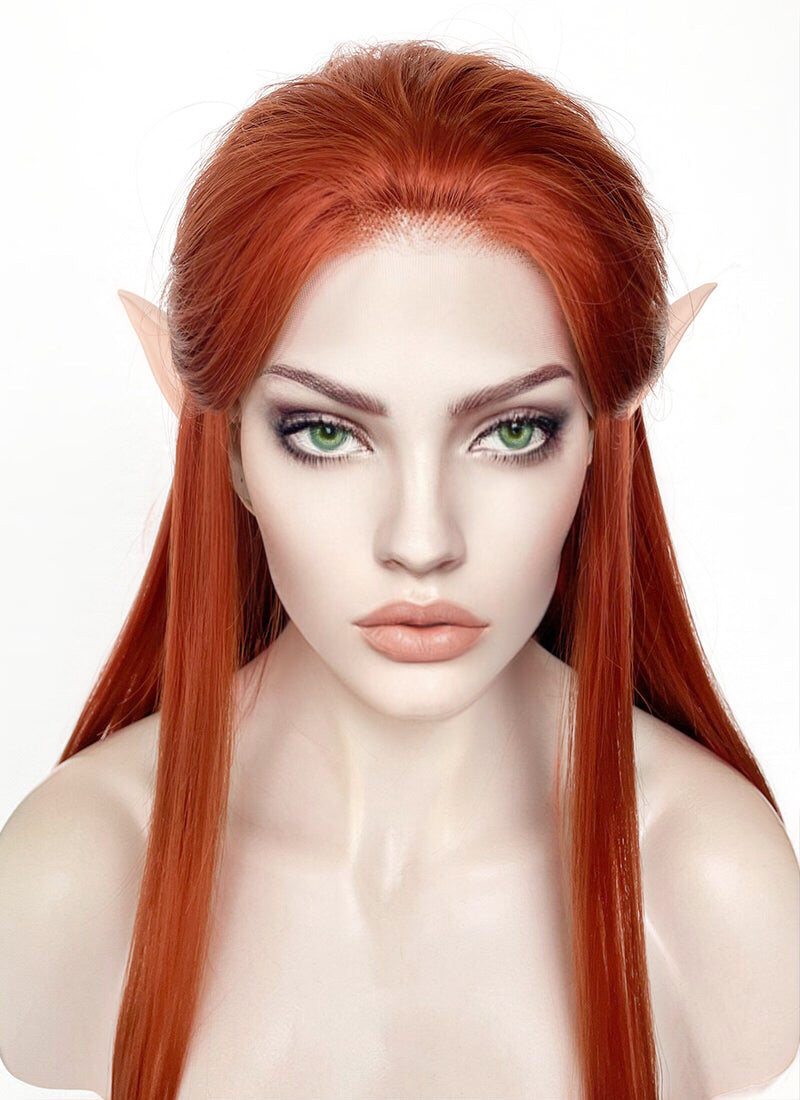 Critical Role The Legend of Vox Machina Keyleth Ginger Straight Lace Front Synthetic Wig LW4022