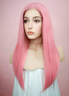 Straight Pink Lace Front Synthetic Wig LW769C