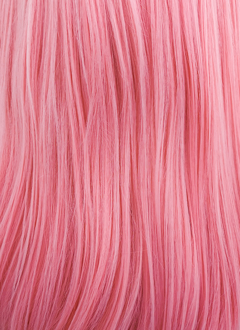 Straight Pink Lace Front Synthetic Wig LW769C