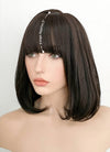 Brunette Straight Bob Synthetic Wig NS077