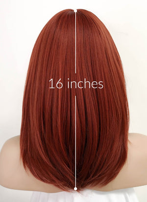 Auburn Straight Bob Synthetic Wig NS151