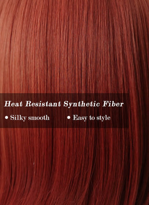 Auburn Straight Bob Synthetic Wig NS151