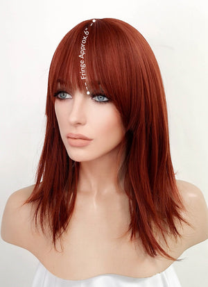 Auburn Straight Bob Synthetic Wig NS151