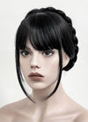 Wednesday Addams Black Braided Synthetic Hair Wig NS2001