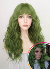 Green Wavy Synthetic Wig NS227