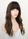 Two Tone Brown Wavy Synthetic Wig NS228