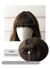 Two Tone Brown Wavy Synthetic Wig NS228
