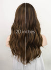 Two Tone Brown Wavy Synthetic Wig NS228