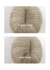 Light Ash Blonde Straight Bob Synthetic Wig NS254