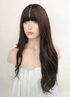 Brunette Wavy Synthetic Hair Wig NS291