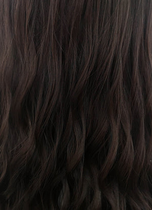 Mixed Brown Wavy Synthetic Hair Wig NS296