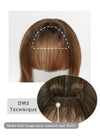 Mixed Brown With Dark Roots Wavy Synthetic Hair Wig NS386