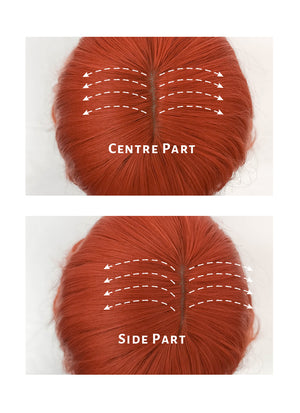 Ginger Wavy Synthetic Hair Wig NS410
