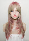 Pink Mixed Blonde Ombre Layered Synthetic Hair Wig NS415