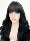 Black Wavy Synthetic Hair Wig NS421