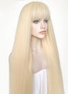 Blonde Yaki Straight Synthetic Hair Wig NS433