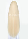 Blonde Yaki Straight Synthetic Hair Wig NS433