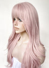 Pastel Pink Wavy Synthetic Hair Wig NS489
