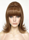 Mixed Brown Wavy Bubble Flip Synthetic Hair Wig NS518