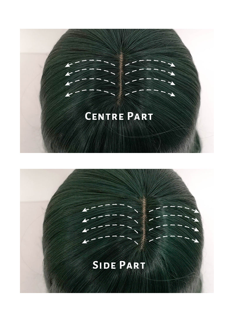 Dark Green Straight Synthetic Hair Wig NS284